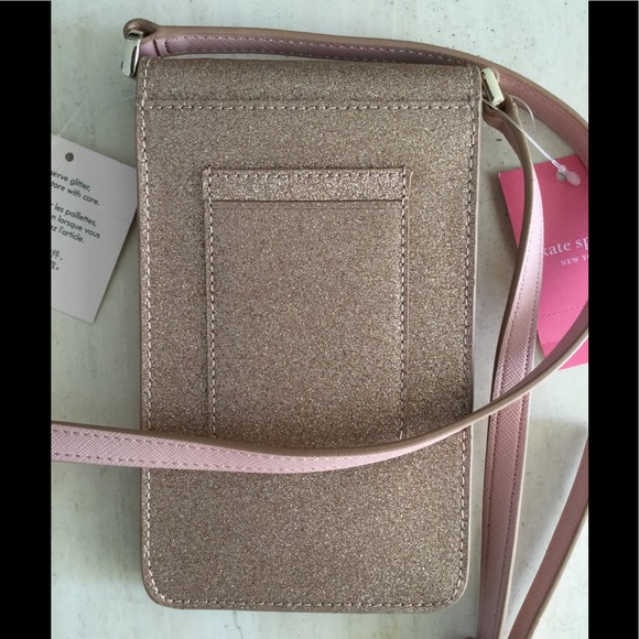 kate spade Bags Kate Spade Joeley Phone Case Glitter Crossbody Bag